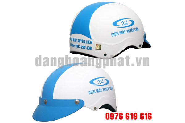 Mũ bảo hiểm logo Xuyên Liên - Mũ Bảo Hiểm Đặng Hoàng Phát - Công Ty TNHH Sản Xuất Thương Mại Đặng Hoàng Phát